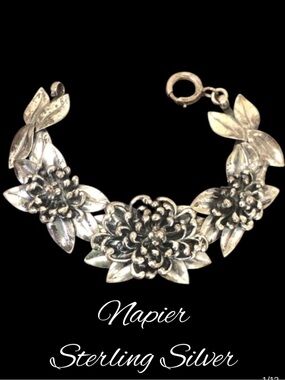 Vintage NAPIER STERLING SILVER Bracelet
